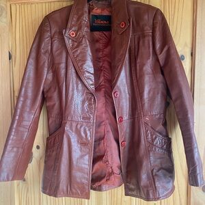 Wilson’s Vintage Women’s Brown Leather Jacket